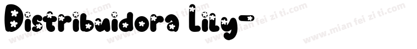 Distribuidora Lily字体转换